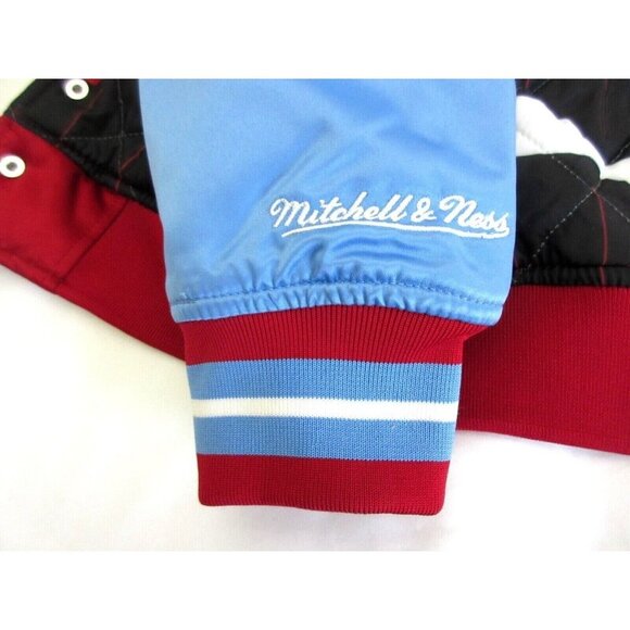 Mitchell & Ness Chicago Bulls Men's NBA 1996 Finals Satin Snap Up Jacket NWT - Picture 7 of 7